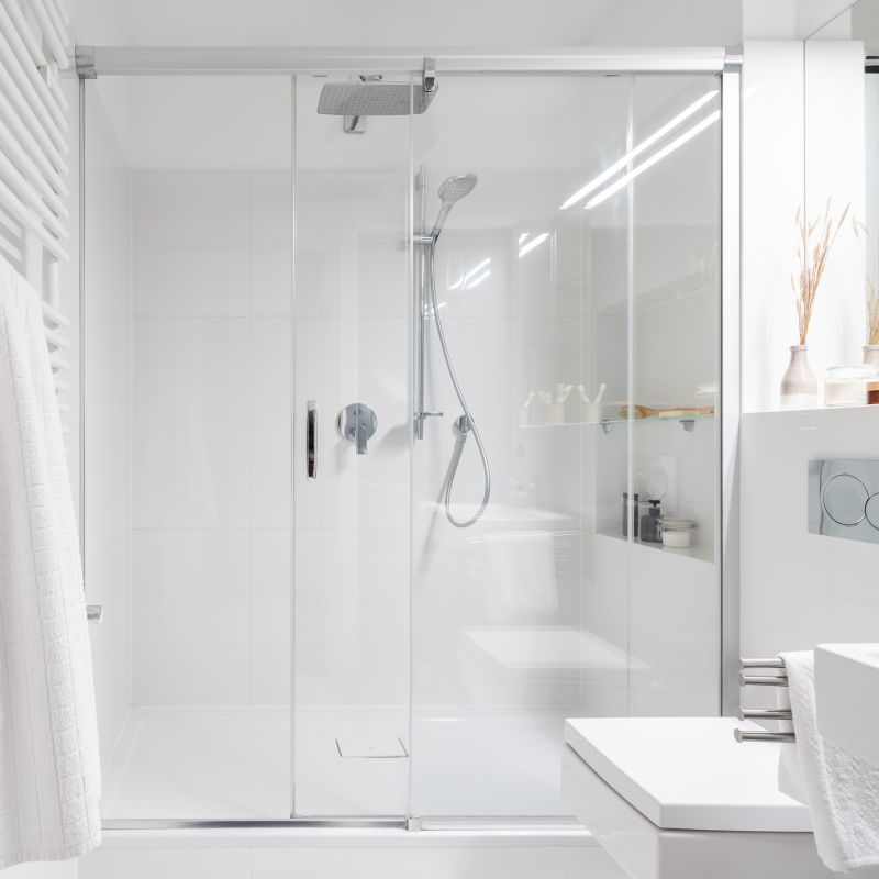 Sleek Frameless Shower